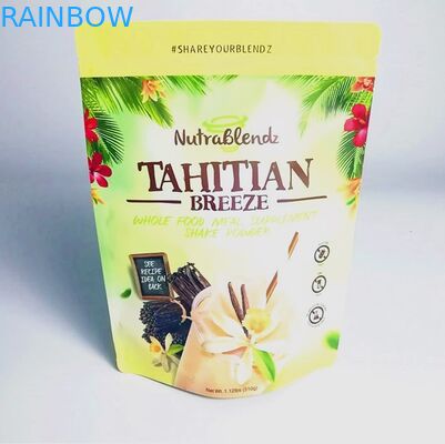 Kundenspezifische geltende Imbiss-Verpackentaschen mit Reißverschluss-Aluminiumfolie-Beutel