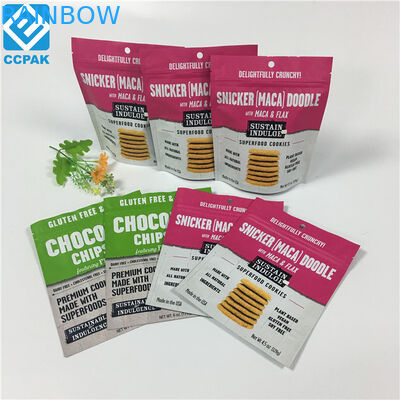 Wiederversiegelbare Nahrungsmittelbeutel mit Zipverschluß Pakcgaing bauscht sich für Nuss-trockene Frucht