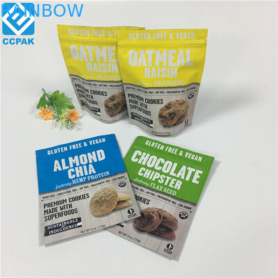 Wiederversiegelbare Nahrungsmittelbeutel mit Zipverschluß Pakcgaing bauscht sich für Nuss-trockene Frucht