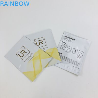 Kundenspezifische wiederversiegelbare drei Seite flache Plastik bereifte Plastiklotionscreme-Kissen Tasche mit Reißverschluss