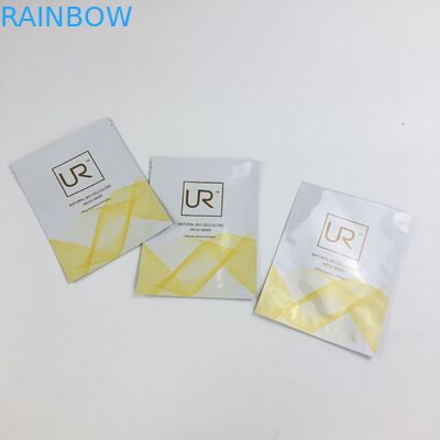 Kundenspezifische wiederversiegelbare drei Seite flache Plastik bereifte Plastiklotionscreme-Kissen Tasche mit Reißverschluss