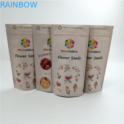 Kundengebundenes wiederversiegelbares Cr-Sativa-/Indica Kraftpapier-Winkel- des Leistungshebelstaschen-Tweed-Blatt Plastik bauscht sich