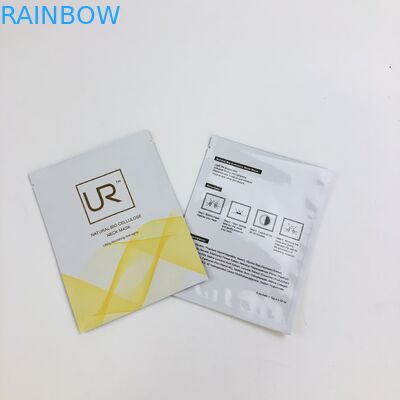 kundengebundener Verpackenbeutel Seitendes heißsiegels des Aufklebers 3 flacher Creme Plastik kosmetischer