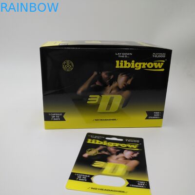 Kundengebundenes Magnum-Papier kardiert Papierkästen für das Pillen-Kapsel-Verpacken