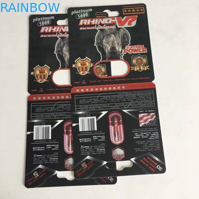 Kundengebundenes das vier Farbmagnum-Papier kardiert Papierkästen für das Pillen-Kapsel-Verpacken