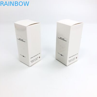 Kundenspezifische heiße stempelnde weiße Großhandelspappe Matt Film Withs 350g für das kosmetische Beispielnahrungsmittelwimper-Papier-Kasten-Verpacken