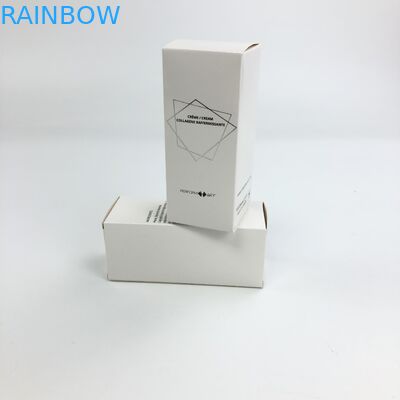 Kundenspezifische heiße stempelnde weiße Großhandelspappe Matt Film Withs 350g für das kosmetische Beispielnahrungsmittelwimper-Papier-Kasten-Verpacken