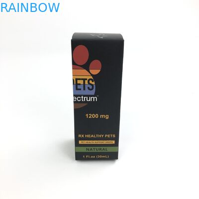 Kundenspezifischer glatter Film mit weißer Pappe der Stärke-400g für Medizin Spary füllt das Schmuck Papier-Kasten-Verpacken ab