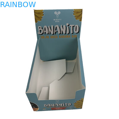 Kundenspezifisches Matt Film, das mit weißer Pappe der Stärke-350g für Süßigkeit Cookied Spary UV ist, füllt das Anzeigen-Papier-Kasten-Verpacken ab