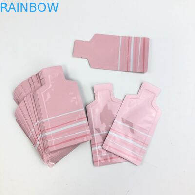 Kundenspezifisches rosa Logo Size Resealable With Transparent Fenster Soems für die trockenen Frucht-Nüsse, die Beutel verpacken