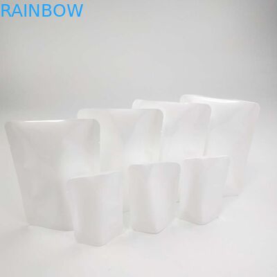 Kundenspezifischer wiederversiegelbarer Heißsiegel KEIN Reißverschluss Doypack versiegeln Beutel-Stand herauf Beutel-Blumensamen weiße PET NY materielle Verpackentasche wieder