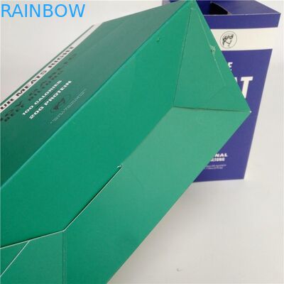 Gewohnheit kleines Trockenfleisch- vom Rindpappdruckpapier packt Kraftpapier-Kasten für Imbiss-Energieriegel-Schaukarton ein