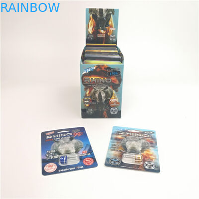 Blasen-Karte CMYK des Kapsel-Nashorn-7 3D 50000 200mic 3D