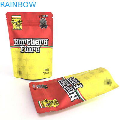 Gummiartiges Plastik-PET CMYK 180mic Kräuter stehen oben Taschen-Offsetdruck