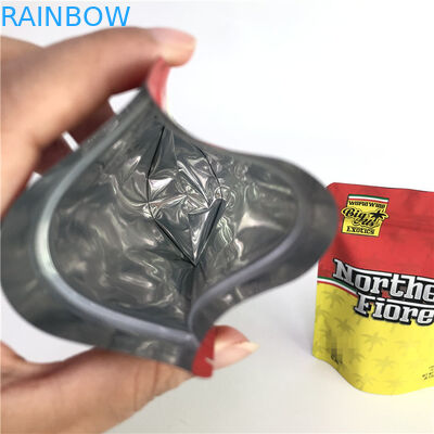 Gummiartiges Plastik-PET CMYK 180mic Kräuter stehen oben Taschen-Offsetdruck