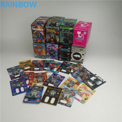 Stärke-Blase 3d MOPP 350g kardiert Nashorn-männliche Verbesserungs-Pille