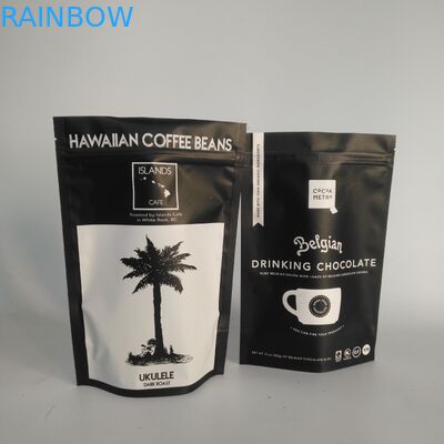 Aluminiumfolie-Reißverschluss-Tasche 100mircon Matt Golds VMPET 300g