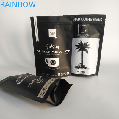 Aluminiumfolie-Reißverschluss-Tasche 100mircon Matt Golds VMPET 300g