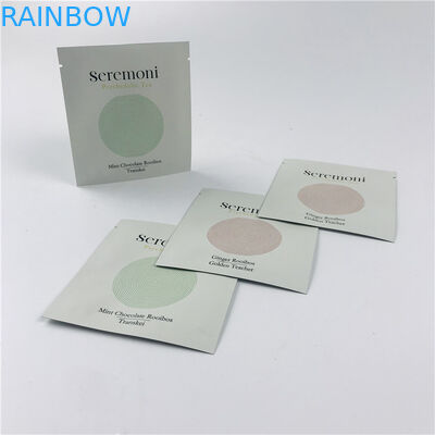 Gewohnheit druckte kleine drei Seite Siegelverpackentaschen mit Reißverschluss-kleinen Kissen für das Tee-Verpacken