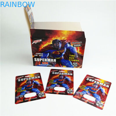 350g Pappe Gravnre, welches die Blasen-Karte verpackt für Sex-Pille druckt