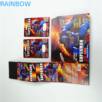 350g Pappe Gravnre, welches die Blasen-Karte verpackt für Sex-Pille druckt