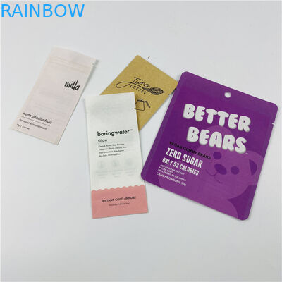 Aluminiumfolie-Plastik-Tasche VMPET MOPP 100mircon mit Reißverschluss