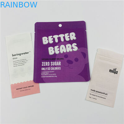 Aluminiumfolie-Plastik-Tasche VMPET MOPP 100mircon mit Reißverschluss