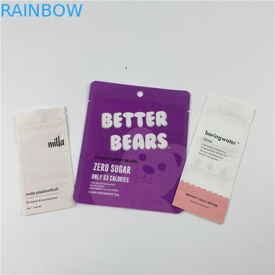 Aluminiumfolie-Plastik-Tasche VMPET MOPP 100mircon mit Reißverschluss