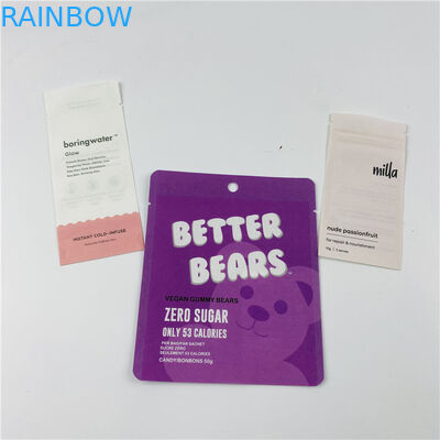 Aluminiumfolie-Plastik-Tasche VMPET MOPP 100mircon mit Reißverschluss