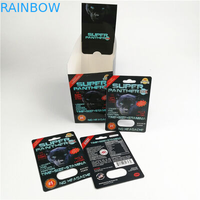 Nashorn 69 Karten 350g Whiteboard der Blasen-3d mit Anzeigen-Papier-Kasten