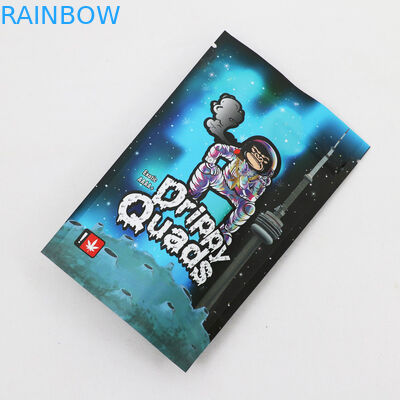 Folien-Reißverschluss-Geruch prüfen Unkraut-Verpackentasche CMYK Plastik