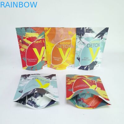 Matt-Aluminiumfolie-Teebeutel 50micron CMYK VMPET für grünen Tee