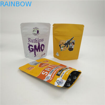 Der Canabies-Hanf-VMPET 100micron CBD Plätzchen Öl-Verpackentaschen-3.5g