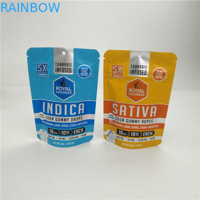 Niedrige Folien-Plastik-Tasche 100micron Moq 3.5g 7g VMPET Alunminum