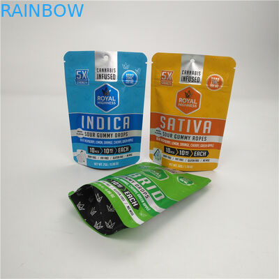 Niedrige Folien-Plastik-Tasche 100micron Moq 3.5g 7g VMPET Alunminum