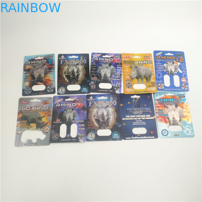 Supernashorn-Blasen-Karte der panther FDA-Sex-Pillen-3D für Kapseln