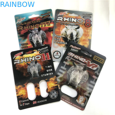 Blasen-Karte 89x127mm Magnum-24K 3d für sexuelle Verbesserungs-Pillen