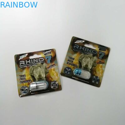 Schwarze weiße Sex-Pillen-Papierkarten des Panther-CMYK 8*12cm für Pille