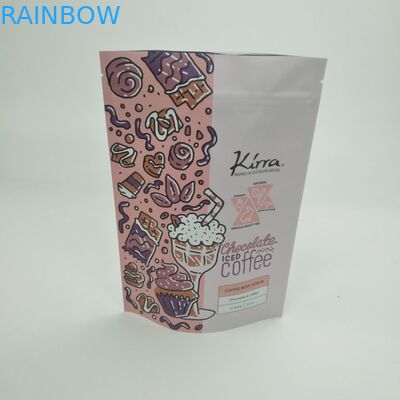 Bolsa Matt Film MOPP VMPET wiederversiegelbar stehen oben Beutel für Bohnen Doypack