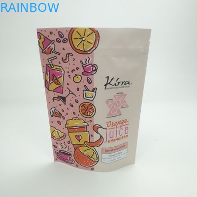 Bolsa Matt Film MOPP VMPET wiederversiegelbar stehen oben Beutel für Bohnen Doypack