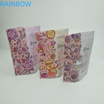 Bolsa Matt Film MOPP VMPET wiederversiegelbar stehen oben Beutel für Bohnen Doypack