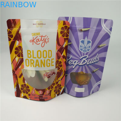 Ausgang taschen-Gravüren-Drucken Edibles Plastik Verpackenmit reißverschluß