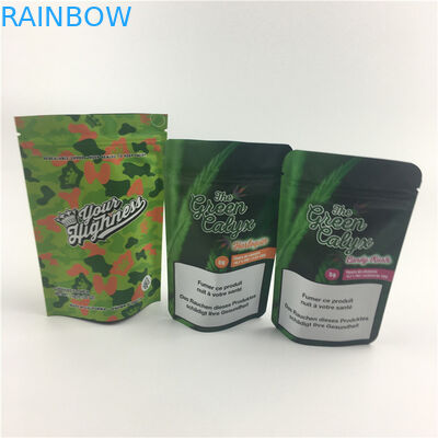 Kundenspezifischer Logo Plastic Candy Edible Mylar-Folien-Beutel, der Druckwiederverwendbares verpackt