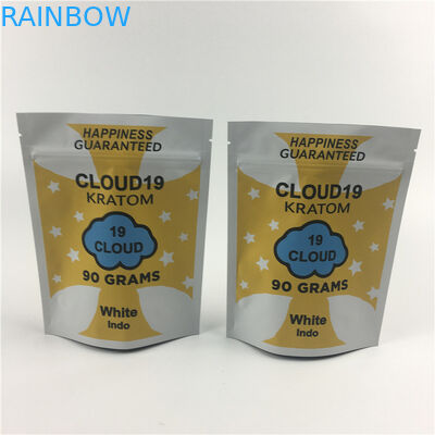 Unkraut-Plastik-kundenspezifische Druckstands der leichten Berührung Beutel Matte Child Resistant oben