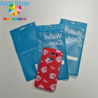 Klare Seitendichtungs-mit Reißverschluss flacher Beutel des Lech-3 für Telefon-Kasten-Abdeckung/verkabelt Verpackung