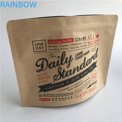 Heißsiegel-Kraftpapier-Tee-Kaffee-Imbiss-Tasche, die Druckfeuchtigkeitsfestes verpackt