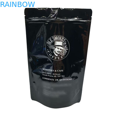 Riss-Kerben-Kaffeebohne-Plastikbeutel mit Reißverschluss, der 100g 200g 250g 500g verpackt