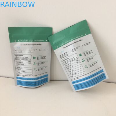 Aluminiumfolie-Stand herauf die Reißverschluss-Imbiss-Tasche, die Digital gedruckt verpackt