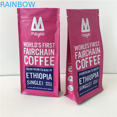 Reißverschluss-Kaffee-Bean Packaging Smell Proof With-Heißsiegel-Seiten-Keil