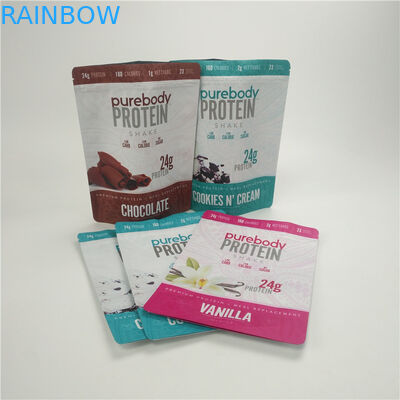 Das kundenspezifische Druckschokoladen-Verpacken sackt umweltfreundliches Geruch-Beweis-Taschen-Nahrungsmittelplätzchen steht oben Beutel ein